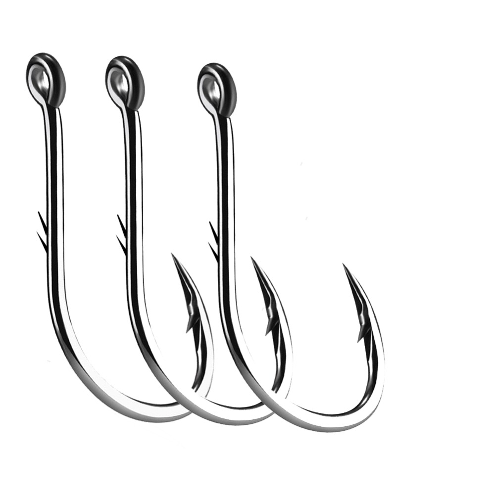 Fishing Hook Assortment - 50 pçs iseama círculo carpa olhos