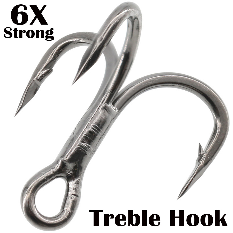 Fishing Hook Offset - Gancho agudo de pesca 6x, aço
