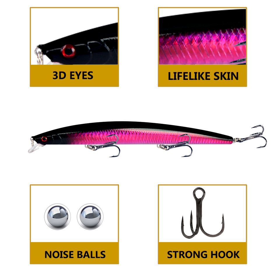 Isca Artificial Flutuante Minn - Fishing Hook Treble avaliação e preço