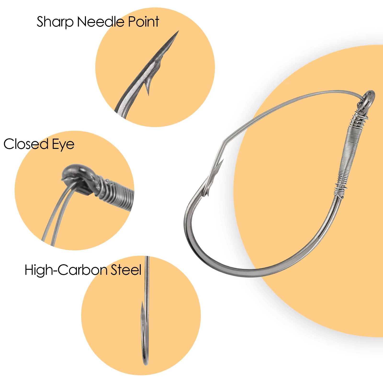 FishTrip Weedless Wacky Rig Ga - Fishing Hook Weedless avaliação e preço