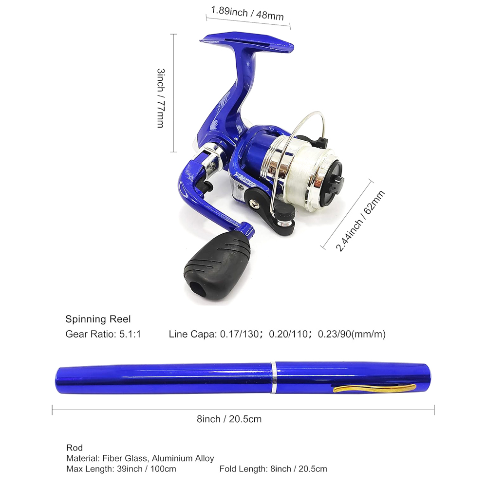 Vara de Pesca Telescópica Mini - Penn Reel Fierce avaliação e preço